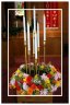 install_04.jpg - Candelabra - a gift from Ethel Dunn... the flowers were still gorgeous a week later!