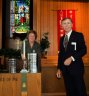 install_08.jpg - Jane Wallace and Bob Dundas... Bob is president of the congregation.