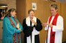 install_28.jpg - Rev. Cynthia McBride, Lynn Williamson (Presbyterian) and Dee Lundberg (UCC)